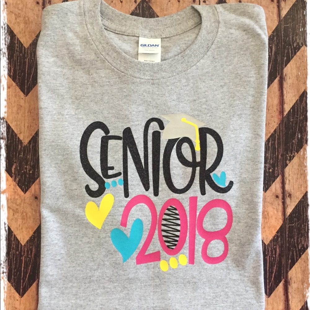 Custom made, authentic graduation design t-shirt.